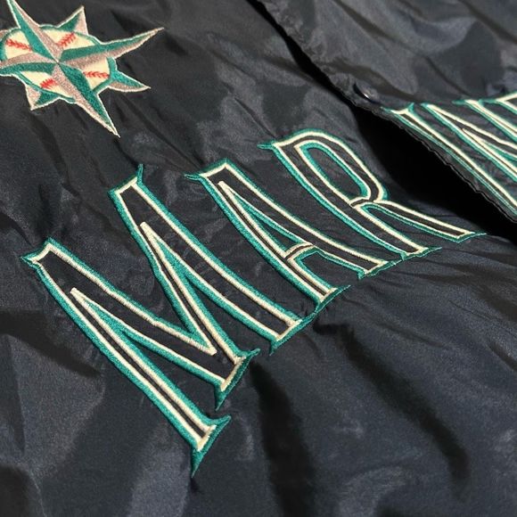 Vintage Pro Player Seattle Mariners Bomber Jacket Large - Picture 5 of 5